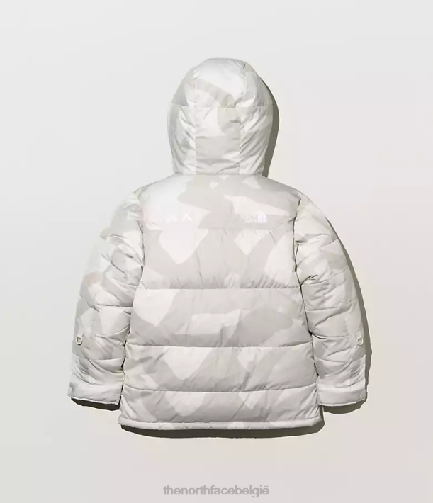 kleding 280T143 kw maanlicht ivoor hym print Tnf x Kaws retro Himalaya parka uit 1994 Heren The North Face