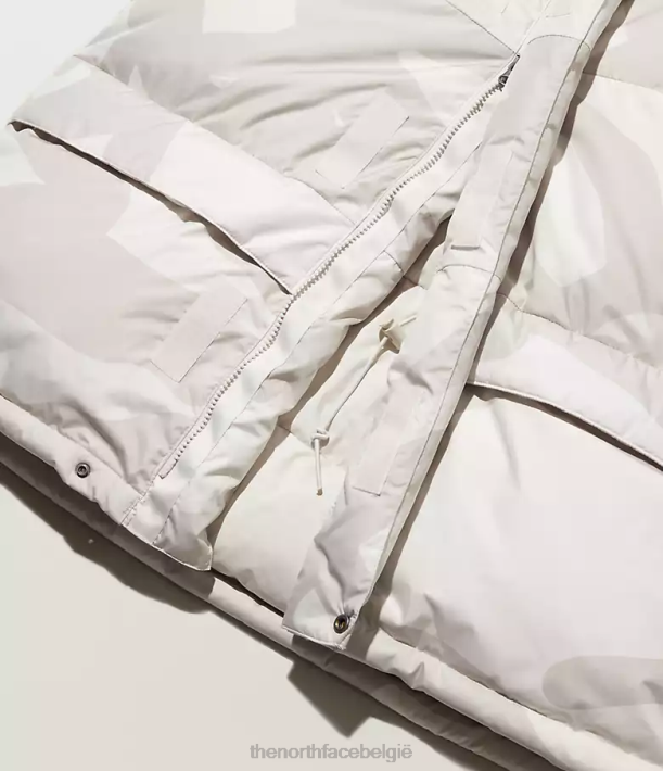 kleding 280T143 kw maanlicht ivoor hym print Tnf x Kaws retro Himalaya parka uit 1994 Heren The North Face