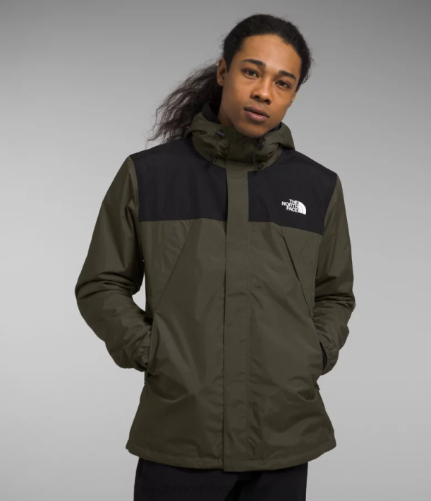 kleding 280T1002 nieuw taupegroen/tnf zwart antora triklimaat Heren The North Face