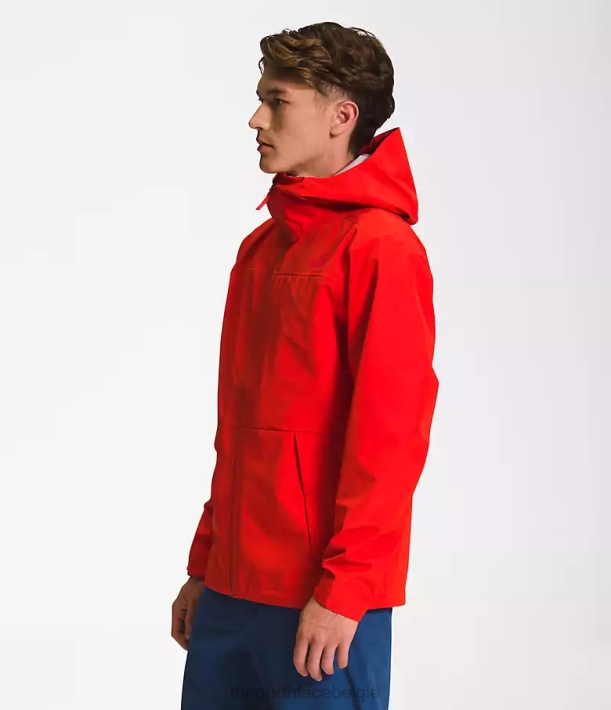kleding 280T1115 vurig rood dryzzle futurelight-jack Heren The North Face