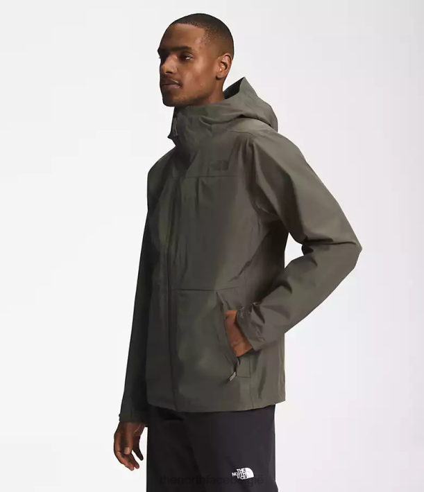 kleding 280T1116 nieuw taupegroen dryzzle futurelight-jack Heren The North Face