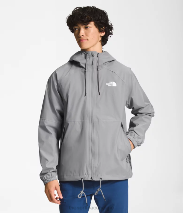 kleding 280T1194 grijs samenvoegen Antora regenhoodie Heren The North Face