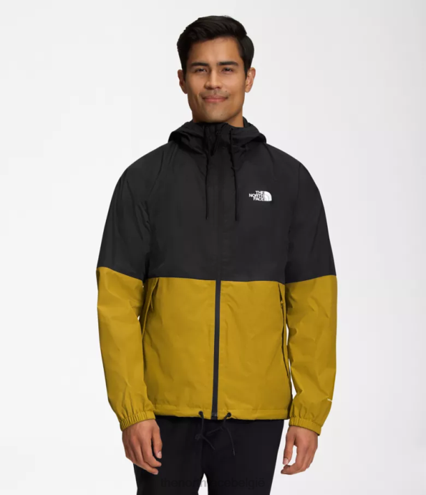 kleding 280T1196 tnf zwart/mineraal goud Antora regenhoodie Heren The North Face