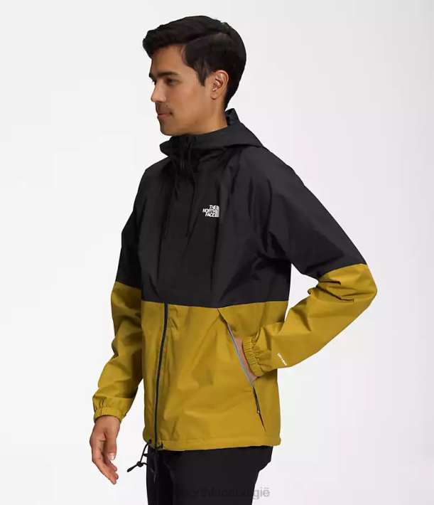 kleding 280T1196 tnf zwart/mineraal goud Antora regenhoodie Heren The North Face