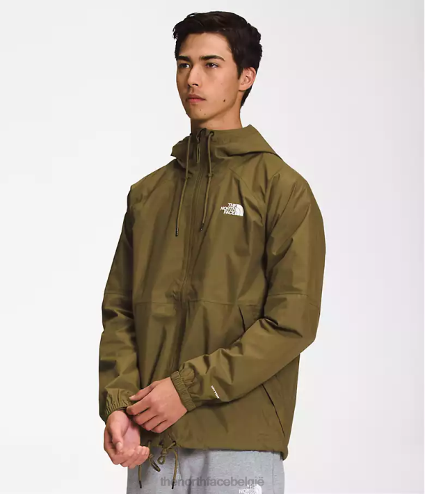 kleding 280T1197 militaire olijf Antora regenhoodie Heren The North Face