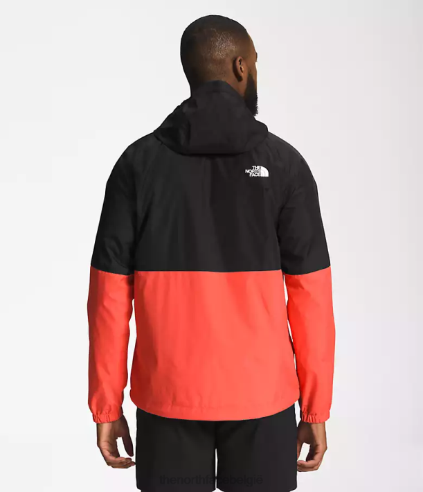 kleding 280T1200 tnf zwart/retro oranje Antora regenhoodie Heren The North Face
