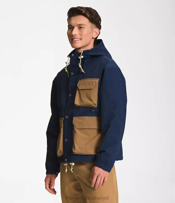 kleding 280T294 top marineblauw/utiliteitsbruin M66 utility regenjas Heren The North Face
