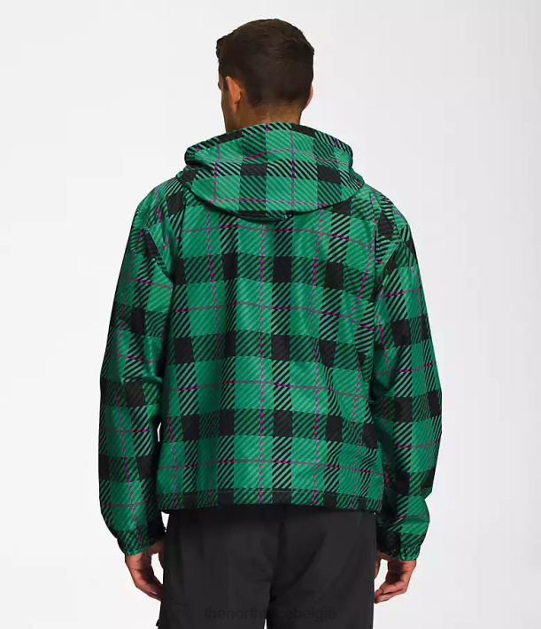 kleding 280T295 diepe grasgroene plaid M66 utility regenjas Heren The North Face