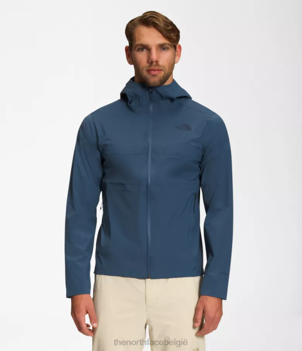 kleding 280T412 schaduwrijk blauw West Basin Dryvent-jas Heren The North Face