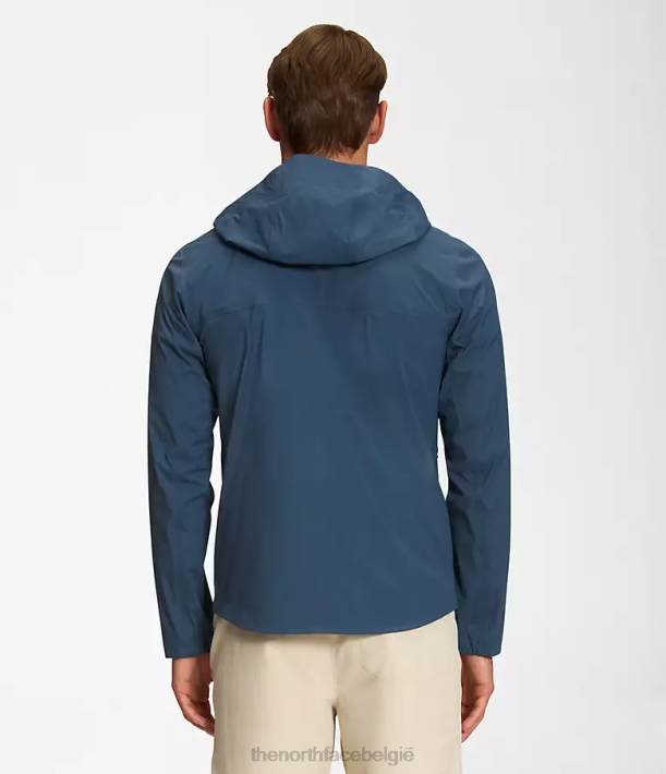 kleding 280T412 schaduwrijk blauw West Basin Dryvent-jas Heren The North Face