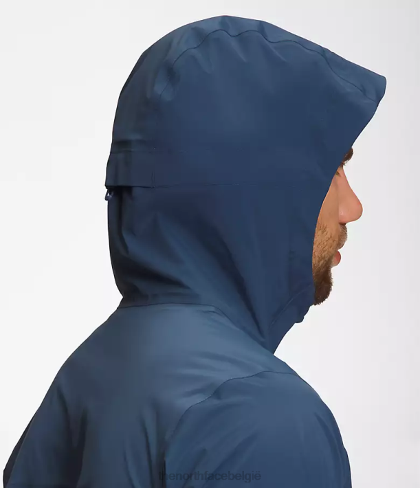 kleding 280T412 schaduwrijk blauw West Basin Dryvent-jas Heren The North Face