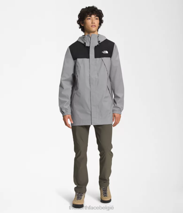 kleding 280T539 zwart/melggrijs antora parka Heren The North Face