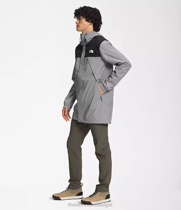 kleding 280T539 zwart/melggrijs antora parka Heren The North Face
