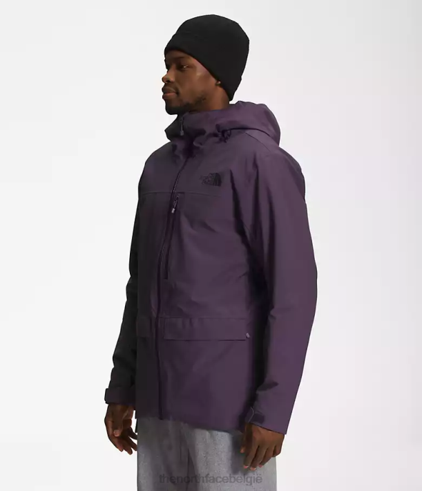 kleding 280T115 donker auberginepaars ziekelijn jasje Heren The North Face