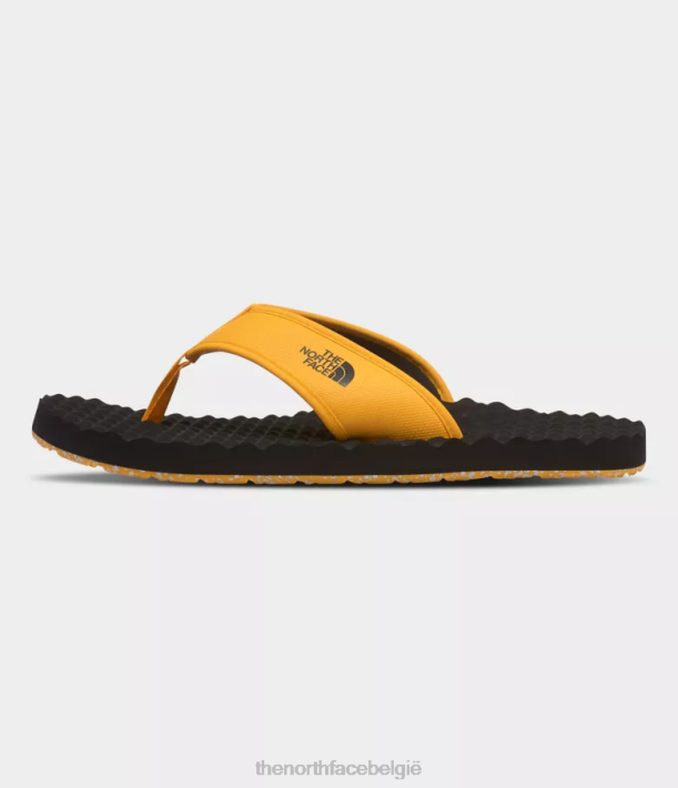 schoenen 280T496 top goud/tnf zwart basiskamp-slippers ii Heren The North Face