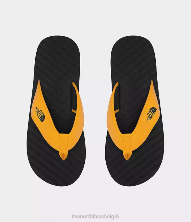 schoenen 280T496 top goud/tnf zwart basiskamp-slippers ii Heren The North Face