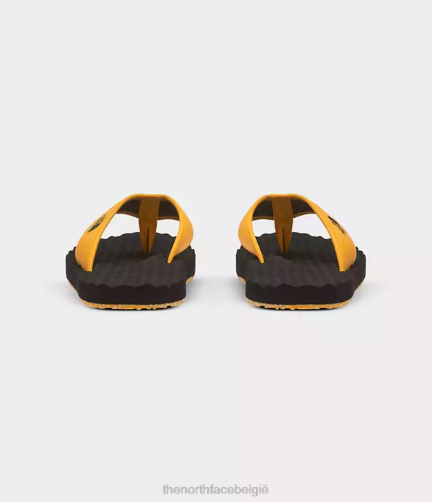 schoenen 280T496 top goud/tnf zwart basiskamp-slippers ii Heren The North Face