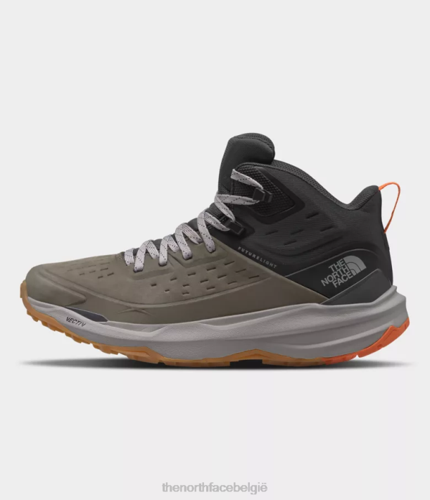 schoenen 280T608 nieuw taupegroen/asfaltgrijs vectiv exploris 2 mid futurelight leren laarzen Heren The North Face