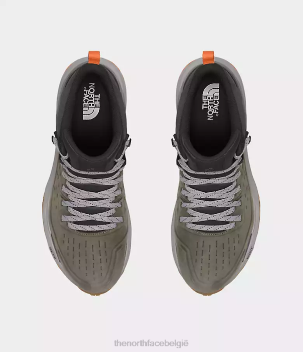 schoenen 280T608 nieuw taupegroen/asfaltgrijs vectiv exploris 2 mid futurelight leren laarzen Heren The North Face