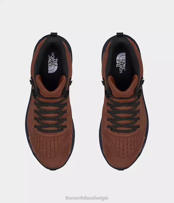 schoenen 280T610 brandewijnbruin/tnf zwart vectiv exploris 2 mid futurelight leren laarzen Heren The North Face