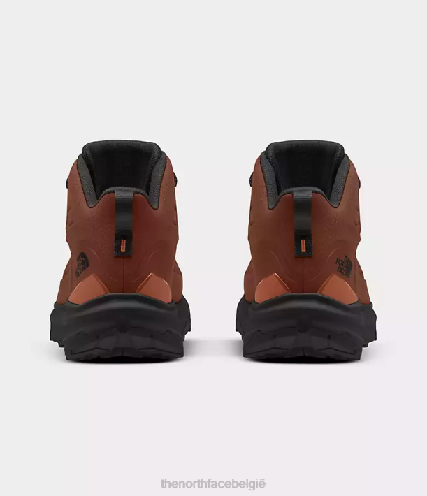 schoenen 280T610 brandewijnbruin/tnf zwart vectiv exploris 2 mid futurelight leren laarzen Heren The North Face