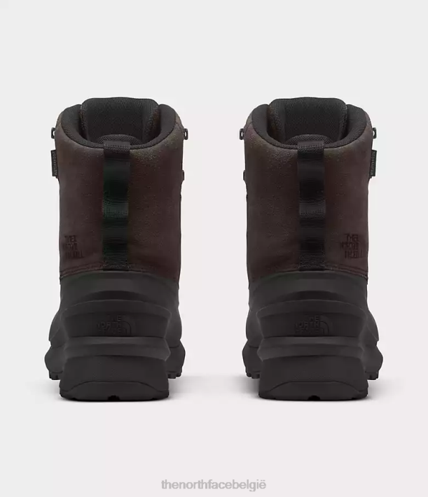 schoenen 280T612 koffie bruin/tnf zwart chilkat v-kant waterdichte laarzen Heren The North Face
