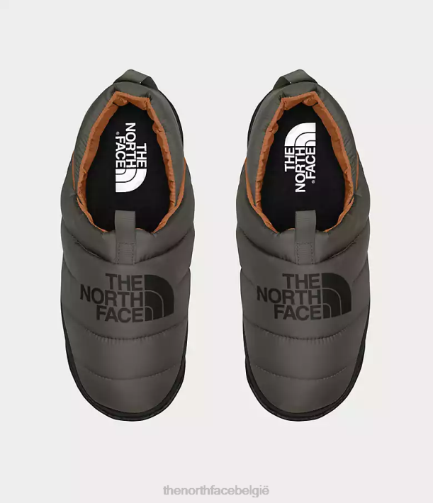 schoenen 280T556 nieuw taupegroen/tnf zwart nuptse muilezels Heren The North Face