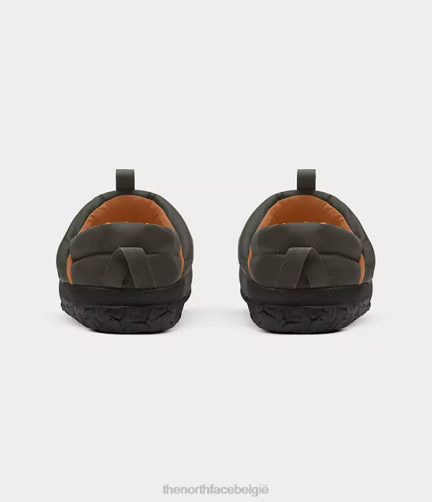 schoenen 280T556 nieuw taupegroen/tnf zwart nuptse muilezels Heren The North Face