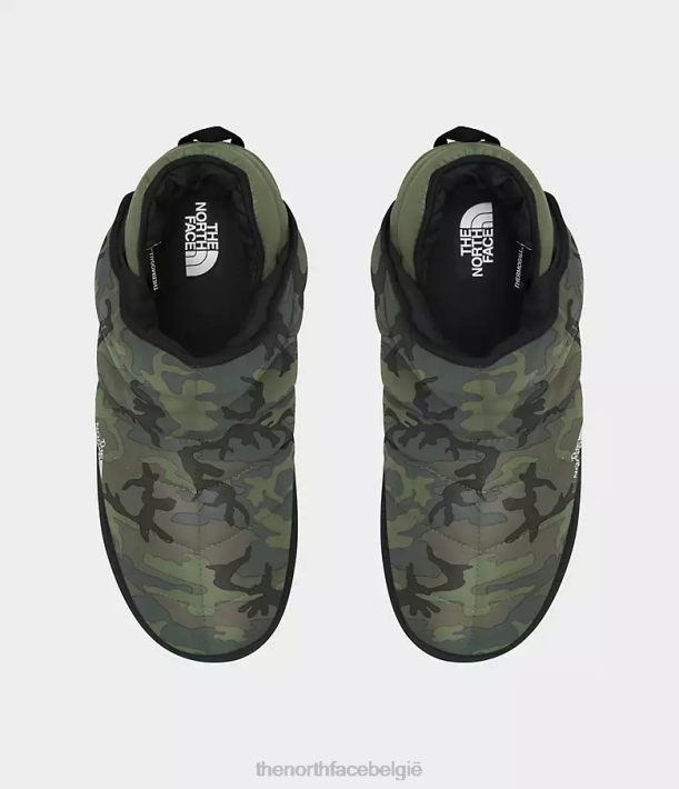 schoenen 280T789 tijm kreupelhout camouflageprint/tnf zwart thermobal-tractielaarzen Heren The North Face