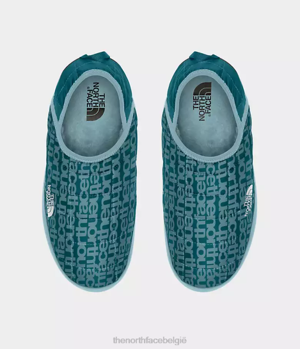 schoenen 280T1136 blauw koraal tnf print/blauw koraal thermoball-tractiemuiltjes v Heren The North Face