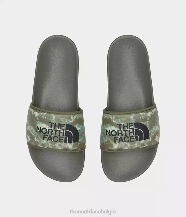 schoenen 280T34 militaire olijfkleurige camouflageprint/tnf zwart basiskampglijbanen iii Heren The North Face