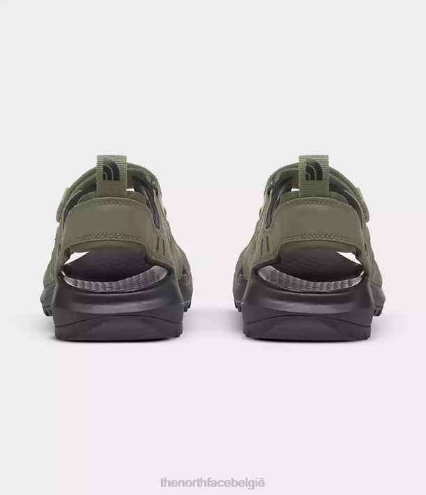 schoenen 280T552 gebrand olijfgroen/tnf zwart egelsandalen iii Heren The North Face