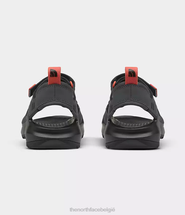 schoenen 280T553 asfaltgrijs/retro oranje egelsandalen iii Heren The North Face