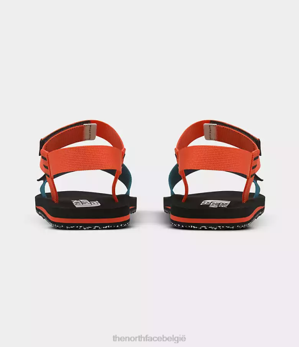schoenen 280T713 tnf zwart/retro oranje Skeena sandalen Heren The North Face
