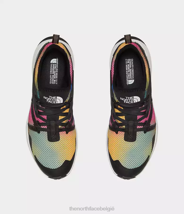 schoenen 280T1078 trots super sonic blauwe print/tnf zwart ossenoog schoenen Heren The North Face