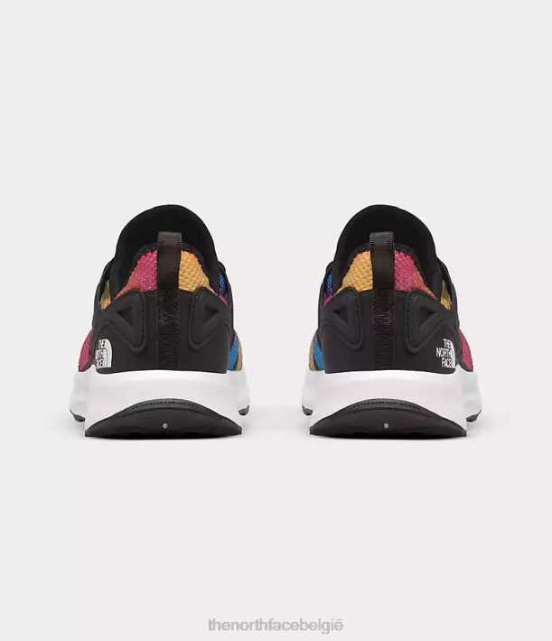 schoenen 280T1078 trots super sonic blauwe print/tnf zwart ossenoog schoenen Heren The North Face