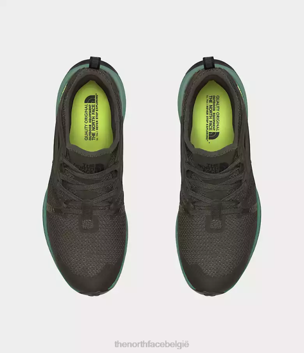 schoenen 280T1079 nieuw taupegroen/diep grasgroen ossenoog schoenen Heren The North Face