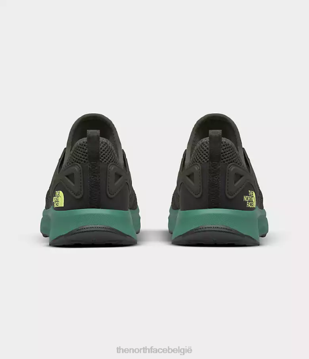 schoenen 280T1079 nieuw taupegroen/diep grasgroen ossenoog schoenen Heren The North Face