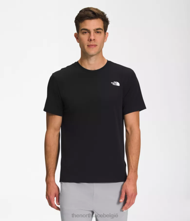 kleding 280T1255 tn zwart wandel met korte mouwen Heren The North Face