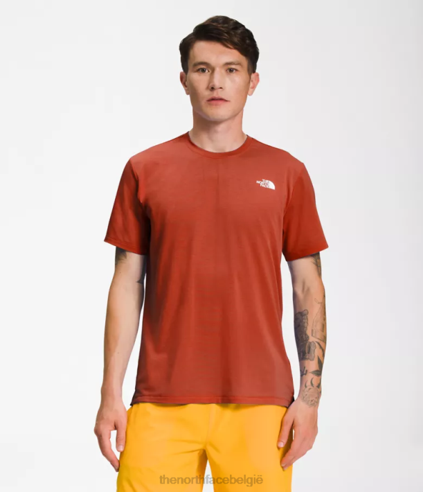 kleding 280T1257 verroest brons wandel met korte mouwen Heren The North Face