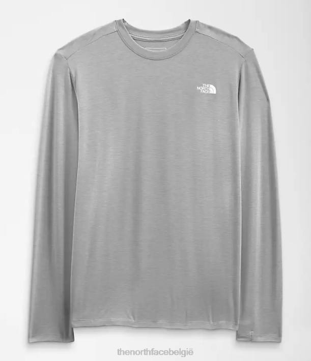 kleding 280T21 gecombineerd met grijze heide wandel met lange mouwen Heren The North Face