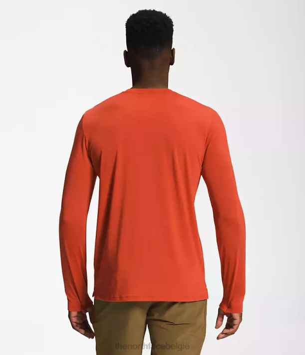 kleding 280T24 verroest brons wandel met lange mouwen Heren The North Face