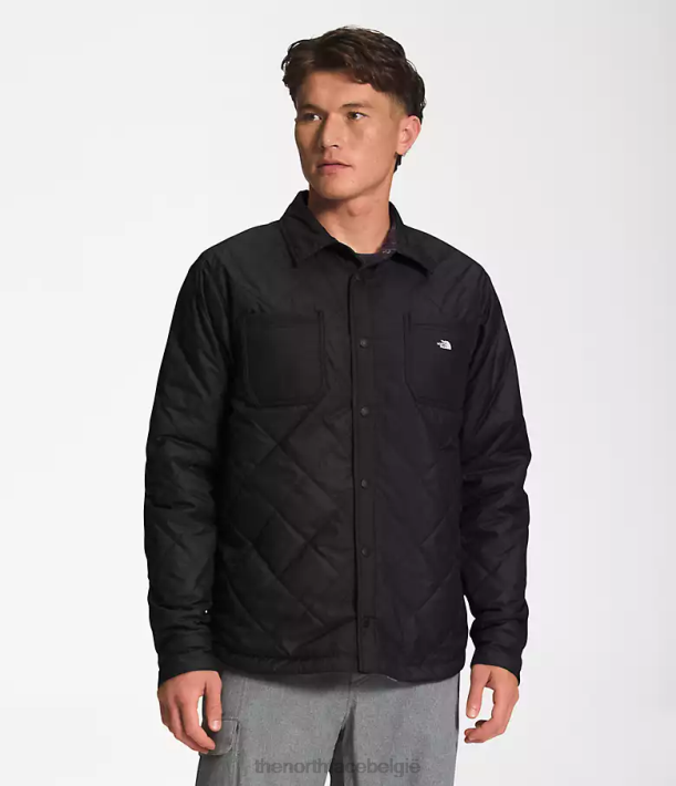 kleding 280T298 tnf zwart/ruit fort point geïsoleerd flanel Heren The North Face