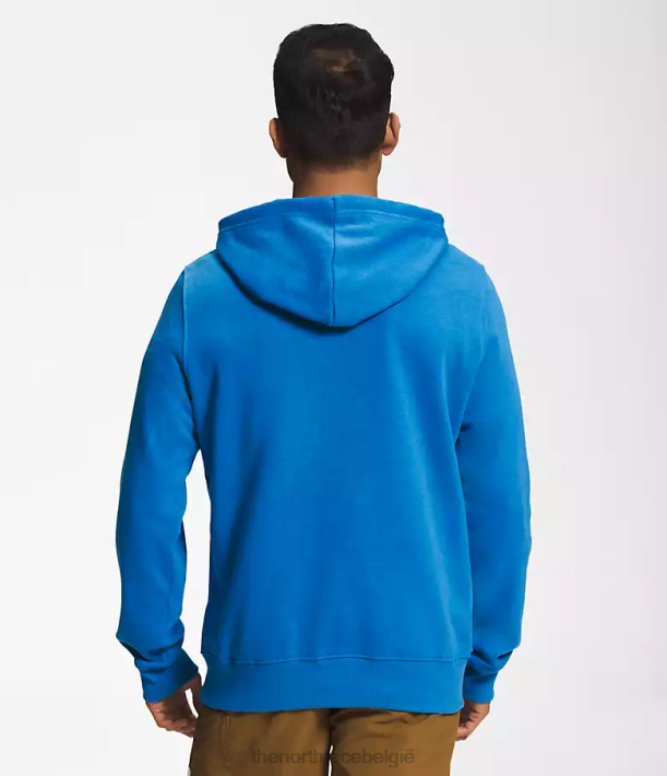 kleding 280T1124 super sonisch blauw/tnf wit Jumbo hoodie met halve koepel Heren The North Face
