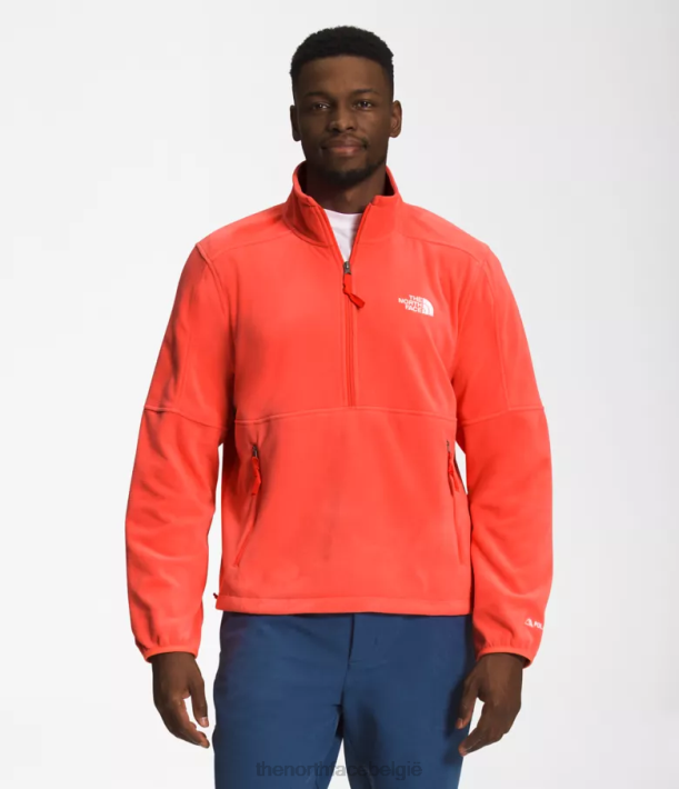 kleding 280T303 retro-oranje tnf polartec 100-zip Heren The North Face