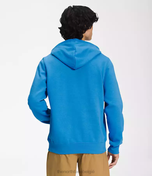 kleding 280T107 super sonisch blauw/tnf wit Pullover-hoodie met halve koepel Heren The North Face