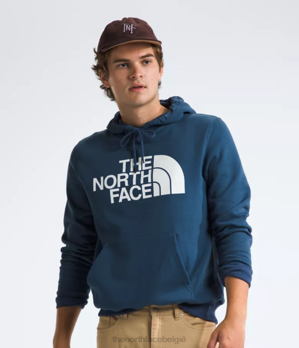 kleding 280T111 schaduwrijk blauw Pullover-hoodie met halve koepel Heren The North Face