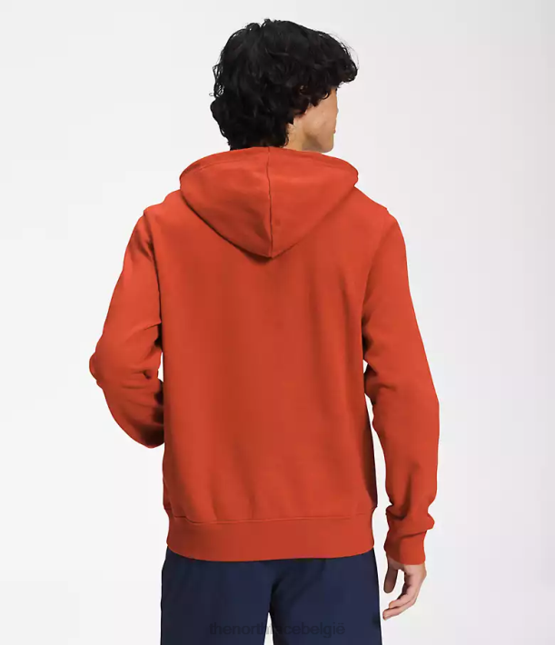 kleding 280T112 verroest brons Pullover-hoodie met halve koepel Heren The North Face