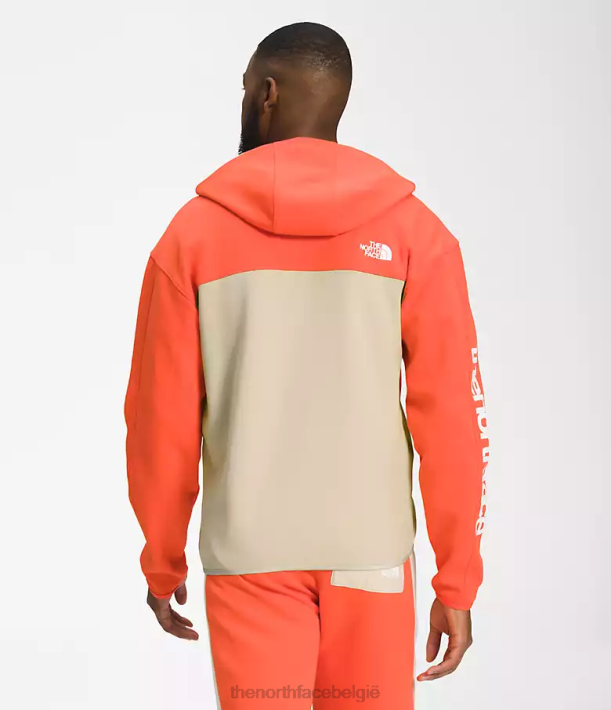 kleding 280T208 grind/retro oranje Tnf tech-hoodie met volledige ritssluiting Heren The North Face