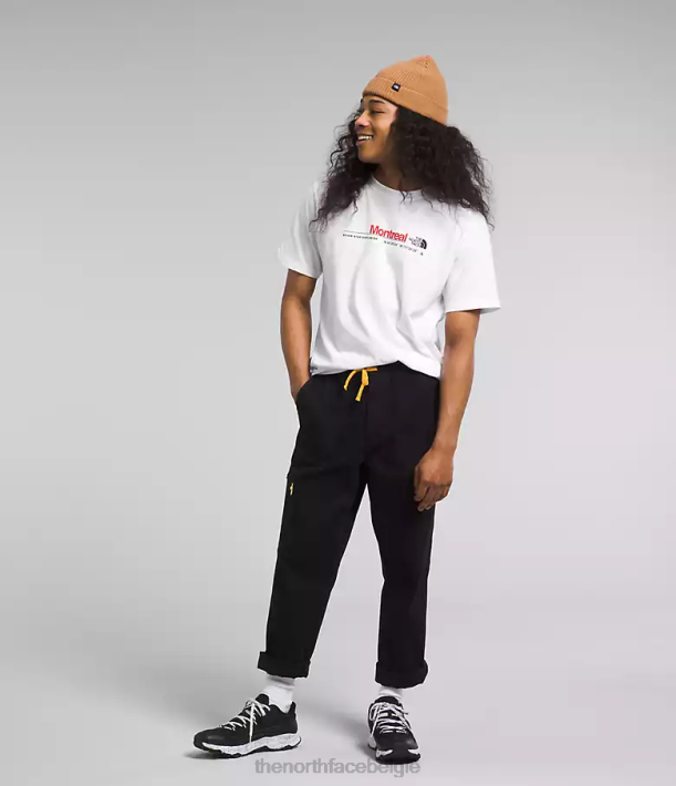 kleding 280T1070 tnf wit/montreal City-T-shirt met korte mouwen Heren The North Face